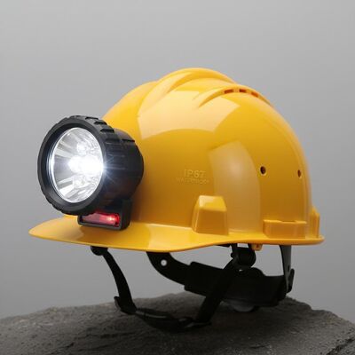 Cordless Cap Lamp Mining Helmet Cordless Safety Headlight IP67 Waterproof Super Bright LED for Industrial