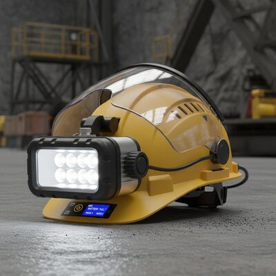 Factory Direct Sales Multi-Function Industrial Mining Helmet Cordless Safety Headlight IP67 Waterproof Super Bright LED