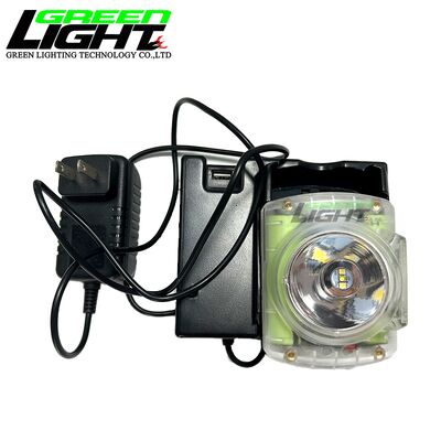 Wireless Charging Rechargeable LED Miner Cap Lamp with Charger IP68 Use Lithium-Ion Battery for Industrial