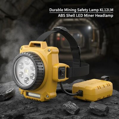Durable Mining Safety Lamp KL12LM ABS Shell LED Miner Headlamp for Coal Mine