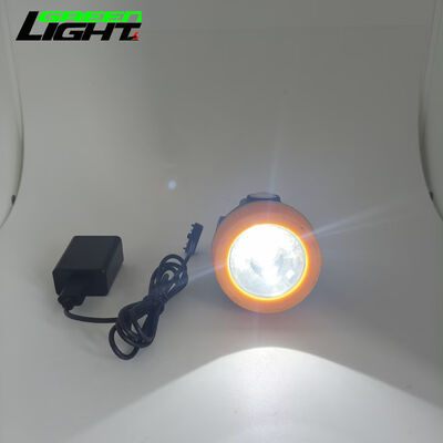Lampada da minatore a LED ricaricabile con batteria al litio, lampada frontale con caricabatterie per la sicurezza sotterranea