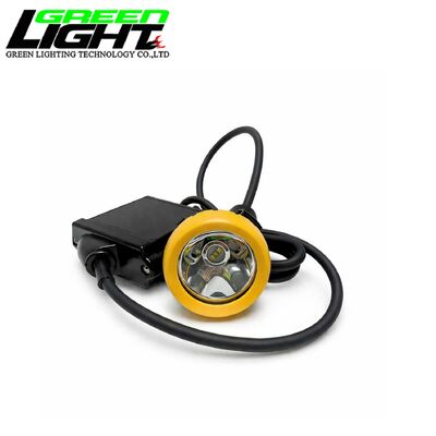 LED Mining Cap Lamp Rechargeable Miner Headlamp with Dual Auxiliary LEDs IP68