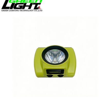 Cordless Mining Cap Lamp 25000Lux LED Mining Headlamp IP68 Rechargeable Miner Light with OLED Display GLC-6S