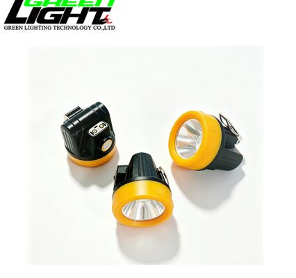 10000Lux Lampa górnicza Łatwość 179g IP68 wodoodporna ładowanie magnetyczne wybuchoodporne Lampa głowicowa z przewodu 3,8Ah bateria