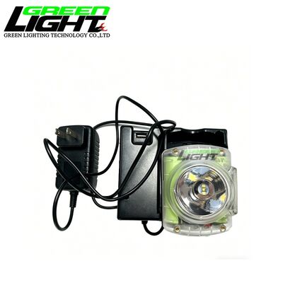 Cordless Mining Cap Lamp LED Mining Headlamp IP68 Rechargeable Miner Light with OLED Display GLC-6
