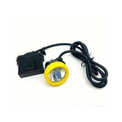 Rechargeable Mining Cap Lamp 15000Lux LED Miner Headlamp IP68 Corded Mining Light GL8-D
