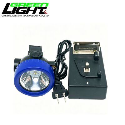 GLT-2 Cordless Mining Cap Lamp 5000Lux Rechargeable LED Miner Headlamp IP68 Lightweight Underground Light