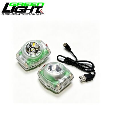 Rechargeable Cordless Mining Cap Lamp LED Miner Headlamp 23000Lux IP68 Waterproof GLC-6M