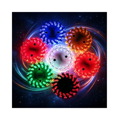 IP68 Magnetic LED Beacon Indicator Light Rechargeable Multi-Color Flashing Warning Signal Lamp DC5V Li-ion