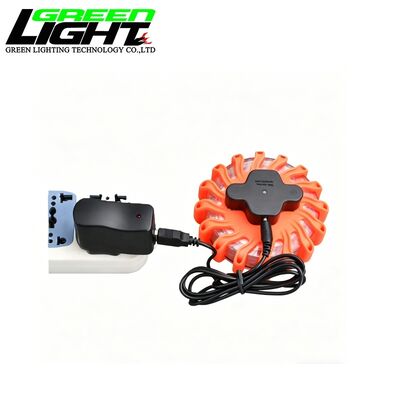 IP68 Magnetic LED Beacon Indicator Light Rechargeable Multi-Color Flashing Warning Signal Lamp DC5V Li-ion