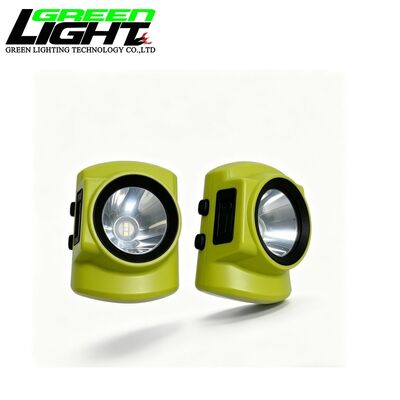 25000Lux Cordless Mining Cap Lamp Rechargeable LED Miner Headlamp IP68 Waterproof OLED Display GLC-6S