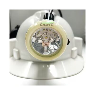 Rechargeable LED Mining Headlamp Corded Cap Lamp IP67 Waterproof 7.8Ah Industrial Safety Light
