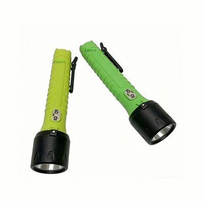 Industrial Rechargeable LED Flashlight IP68 Waterproof Inspection Torch with Battery Power Display