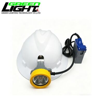 15000Lux Corded Mining Cap Lamp Rechargeable LED Miner Headlamp IP68 Waterproof 7800mAh Underground Light