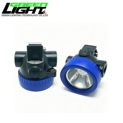 GLT-2 Cordless Mining Cap Lamp 5000Lux Rechargeable LED Miner Headlamp IP68 Waterproof Underground Cap Lamp