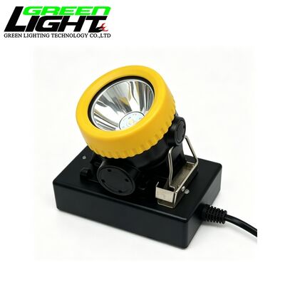 GLT-2 Cordless Mining Cap Lamp 5000Lux Rechargeable LED Miner Headlamp IP68 Waterproof Underground Cap Lamp