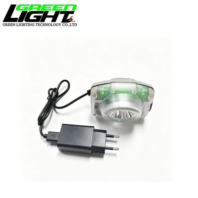 GLC-6M Cordless Mining Cap Lamp 15000Lux Rechargeable LED Miner Headlamp IP68 Lightweight Underground Cap Lamp