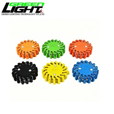 Rechargeable LED Warning Light Magnetic Multi-Color Flare for Traffic Safety, Roadblock, and Vehicle Alert
