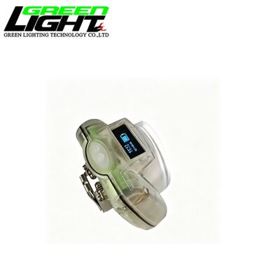 Cordless Mining Cap Lamp 13000Lux LED Miner Headlamp IP68 Waterproof OLED Display Rechargeable Hard Hat Light GLC-6