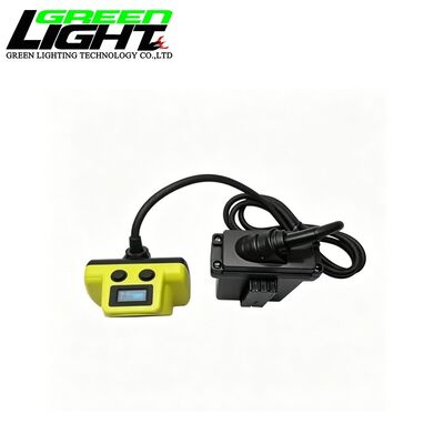 Corded Mining Cap Lamp 25000Lux LED Miner Headlamp IP68 Waterproof Rechargeable Industrial Mining Light for Underground Work