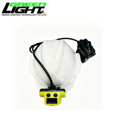 Corded Mining Cap Lamp 25000Lux LED Miner Headlamp IP68 Waterproof Rechargeable Industrial Mining Light for Underground Work