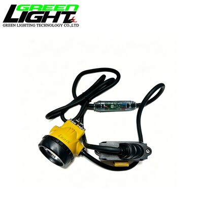 GLC12-A Corded Mining Cap Lamp 25000Lux LED Miner Headlamp IP68 Waterproof 13.6Ah Rechargeable Underground Mining Light