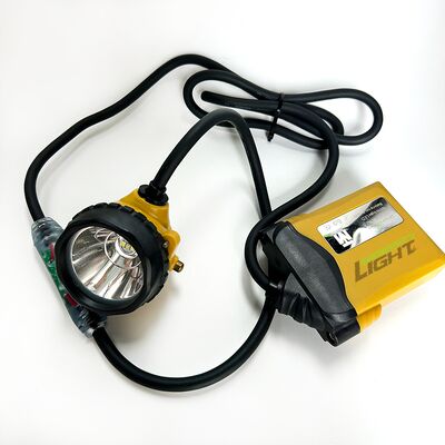 Portable LED Mining Lamps Equipped with Corded Cap Lamp 3.7V Safety Features and Anti Explosive Stainless Steel Housing for Underground Mining