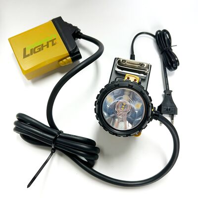 Portable LED Mining Lamps Equipped with Corded Cap Lamp 3.7V Safety Features and Anti Explosive Stainless Steel Housing for Underground Mining