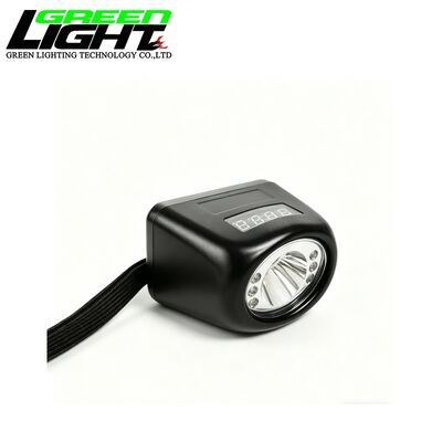 4500Lux Lumière à capuche minière Affichage numérique IP68 imperméable à l'eau Lumière phare câblée légère 4,5Ah Batterie Clip en acier inoxydable GL4.5-A