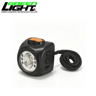 4500Lux Mining Cap Lamp Digital Display IP68 Waterproof Lightweight Corded Headlamp 4.5Ah Battery Stainless Steel Clip GL4.5-A