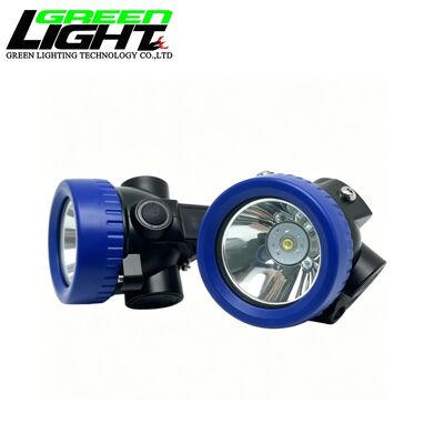 GLT-2 Cordless Mining Cap Lamp 5000Lux Rechargeable LED Miner Headlamp IP68 Waterproof Underground Safety Light