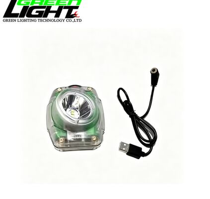 23000Lux コードレスマイニングキャップランプ GLC-6M 充電式 LED マイナーヘッドランプ IP68 防水ハードハットライト地下採掘用