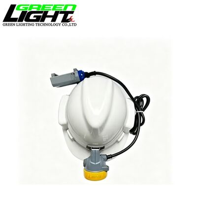 GLT-7C Mijnbouwkaplamp met snoer 15000Lux LED Mijnwerkerkoplamp Oplaadbaar IP68 Waterdicht ondergronds veiligheidslicht