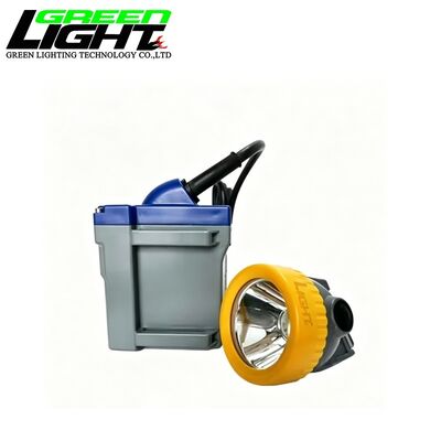 GLT-7C Corded Mining Cap Lamp 15000Lux LED Miner Headlamp Rechargeable IP68 Waterproof Underground Safety Light