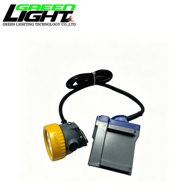 GLT-7C Corded Mining Cap Lamp 15000Lux LED Miner Headlamp Rechargeable IP68 Waterproof Underground Safety Light