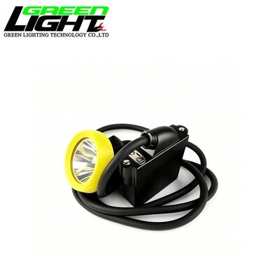 GL8-D Corded Mining Cap Lamp 15000Lux Rechargeable LED Miner Headlamp IP68 Waterproof Underground Safety Light