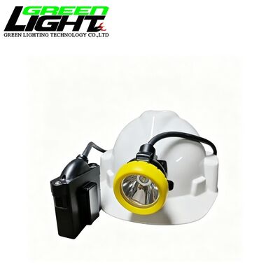 GL8-D Corded Mining Cap Lamp 15000Lux Rechargeable LED Miner Headlamp IP68 Waterproof Underground Safety Light