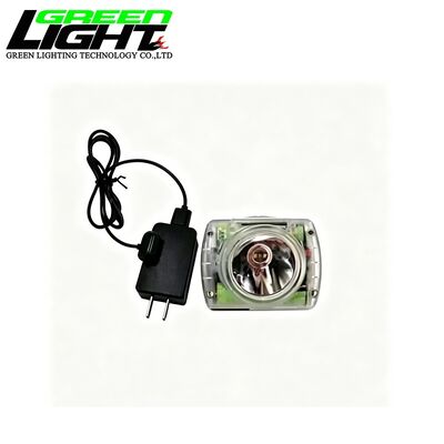 GLC-6 Cordless Mining Cap Lamp 15000Lux LED Miner Headlamp IP68 Waterproof OLED Display Rechargeable Hard Hat Light