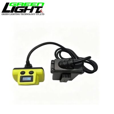 GLD-6 Rechargeable Mining Cap Lamp 25000Lux LED Miner Headlamp IP68 Waterproof 13.6Ah Underground Safety Light