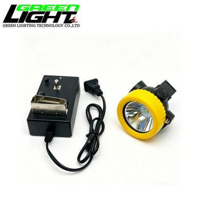 Cordless Mining Cap Lamp 5000Lux Rechargeable LED Miner Headlamp Lightweight IP68 Mining Helmet Light GLT-2