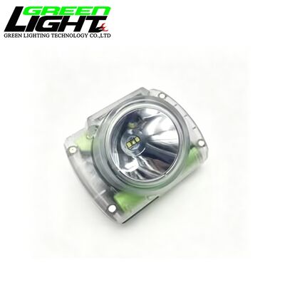 GLC-6 Cordless Mining Cap Lamp 15000Lux LED Miner Headlamp IP68 Waterproof OLED Display Hard Hat Light