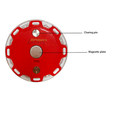 Portable LED Mining Lamps with Adjustable Brightness Strong Magnetic Base and Nine Selectable Flashing Modes for Effective Mining Safety
