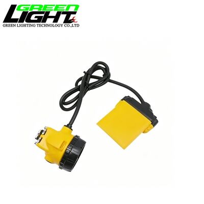 25000Lux Corded Mining Cap Lamp LED Miner Headlamp IP68 Waterproof 13.6Ah Rechargeable Hard Hat Light