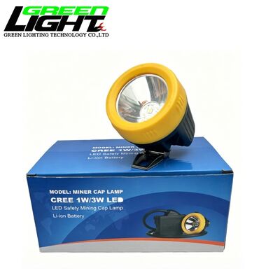 Cordless Mining Cap Lamp GL2.5-C 10000Lux LED Miner Headlamp IP68 Waterproof Underground Safety Light