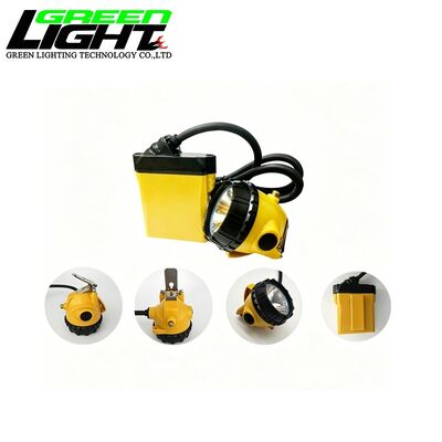 Corded Mining Cap Lamp 25000Lux LED Miner Headlamp IP68 Waterproof 13.6Ah Battery Forestry Helmet Light Hard Hat Light