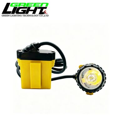 Corded Mining Cap Lamp 25000Lux LED Miner Headlamp IP68 Waterproof 13.6Ah Battery Forestry Helmet Light Hard Hat Light