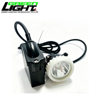 Rechargeable LED Mining Headlamp Corded Cap Lamp IP67 Waterproof 7.8Ah Industrial Safety Light