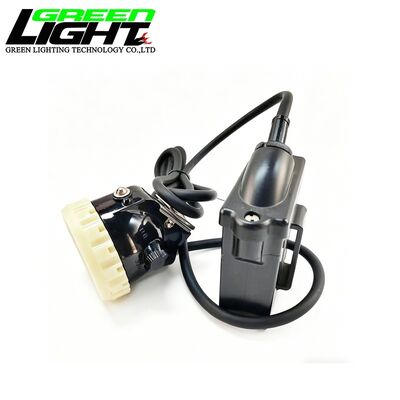 Rechargeable LED Mining Headlamp Corded Cap Lamp IP67 Waterproof 7.8Ah Industrial Safety Light
