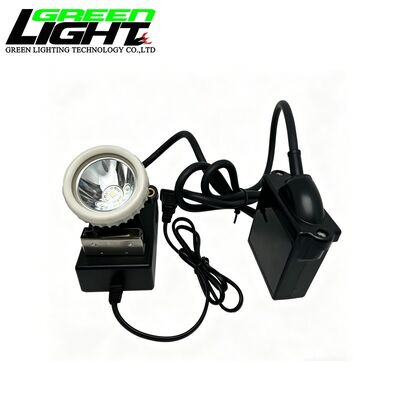 Rechargeable LED Mining Headlamp Corded Cap Lamp IP67 Waterproof 7.8Ah Industrial Safety Light