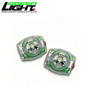 Cordless LED Mining Cap Lamp 13000Lux Rechargeable Miner Headlamp IP68 Waterproof OLED Display GLC-6